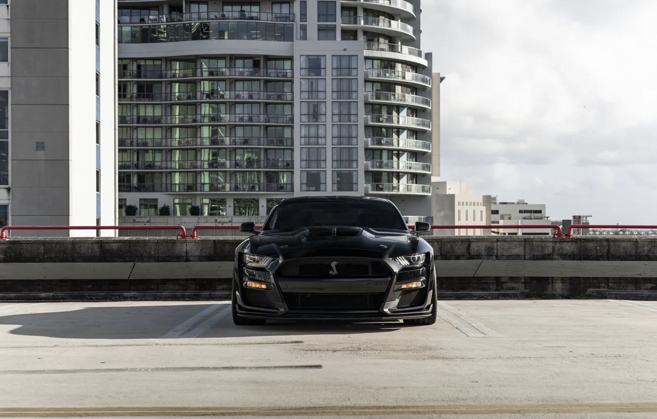 Фото обои Mustang, Ford, Black
