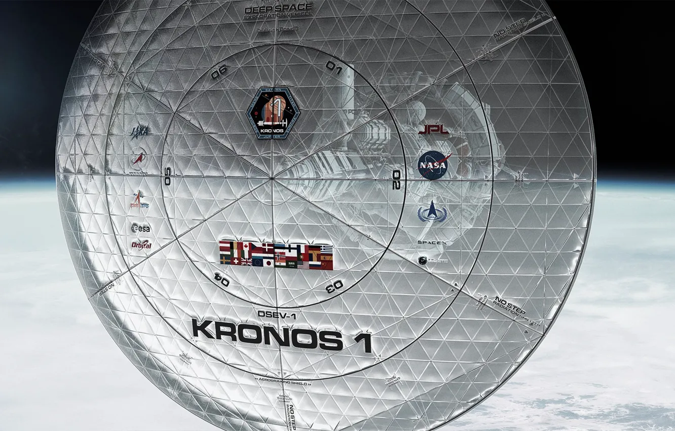 Фото обои космос, информация, планета, аппарат, Kronos 1 - WIP 3