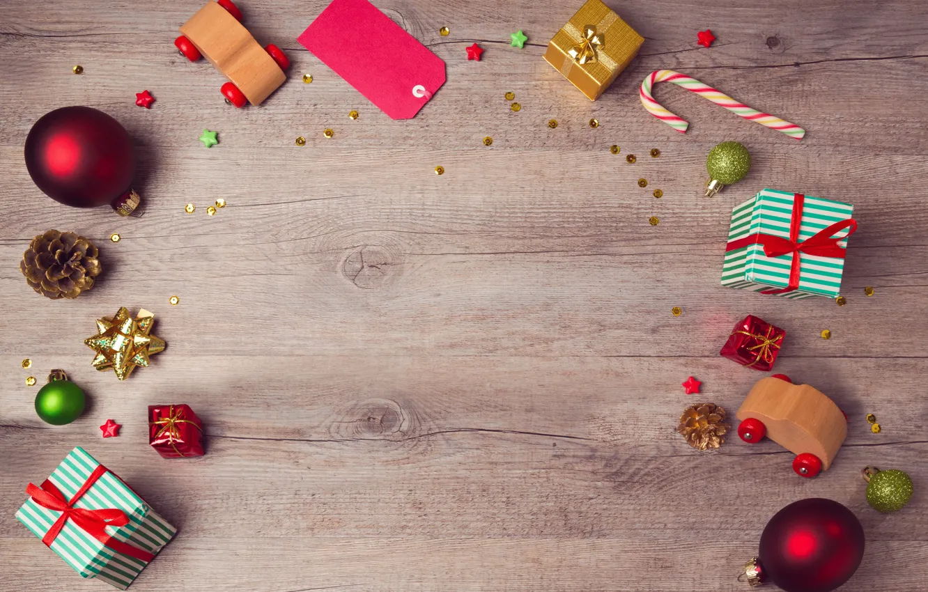Фото обои украшения, Новый Год, Рождество, Christmas, wood, gift, decoration, Merry