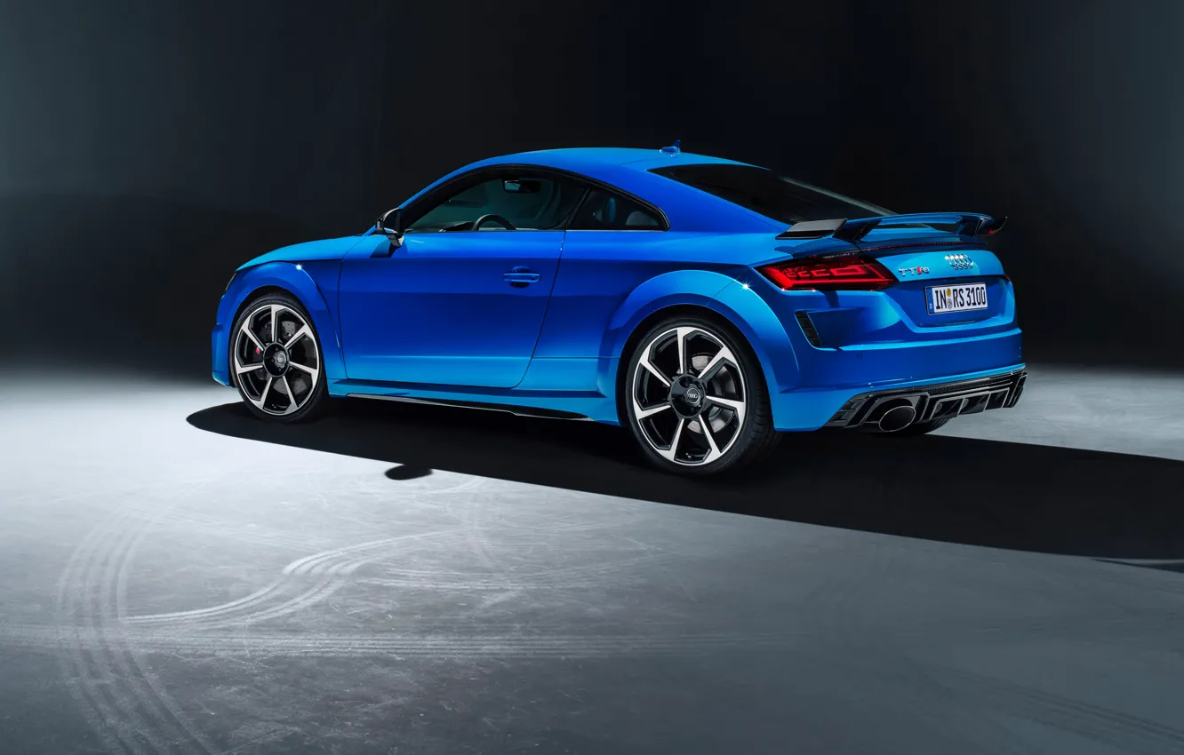 Фото обои Audi, blue, TT, Audi TT RS Coupe