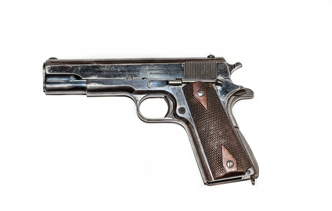 Фото обои пистолет, оружие, M1911, Colt, самозарядный