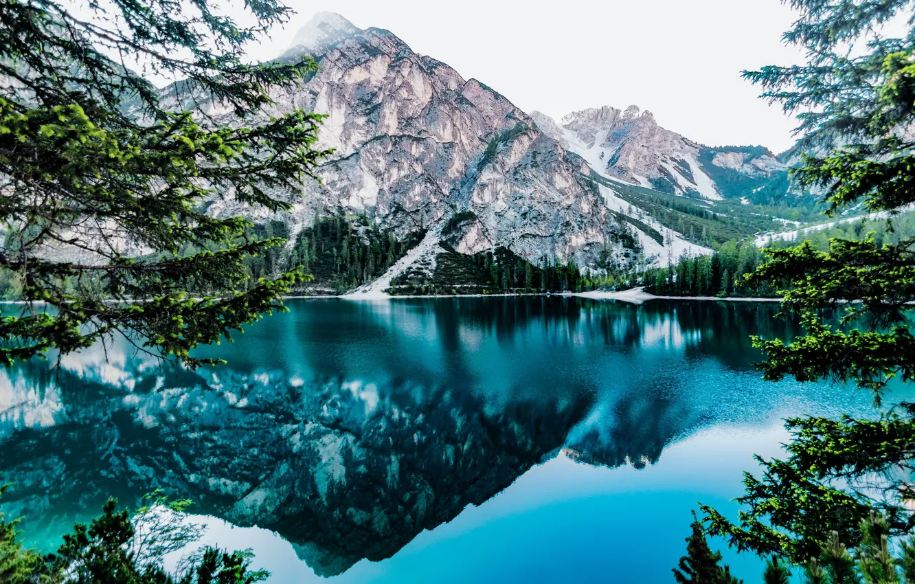 Фото обои горы, mountains, луга, beautiful landscape, красивый пейзаж, blue lake, meadows, голубое озеро