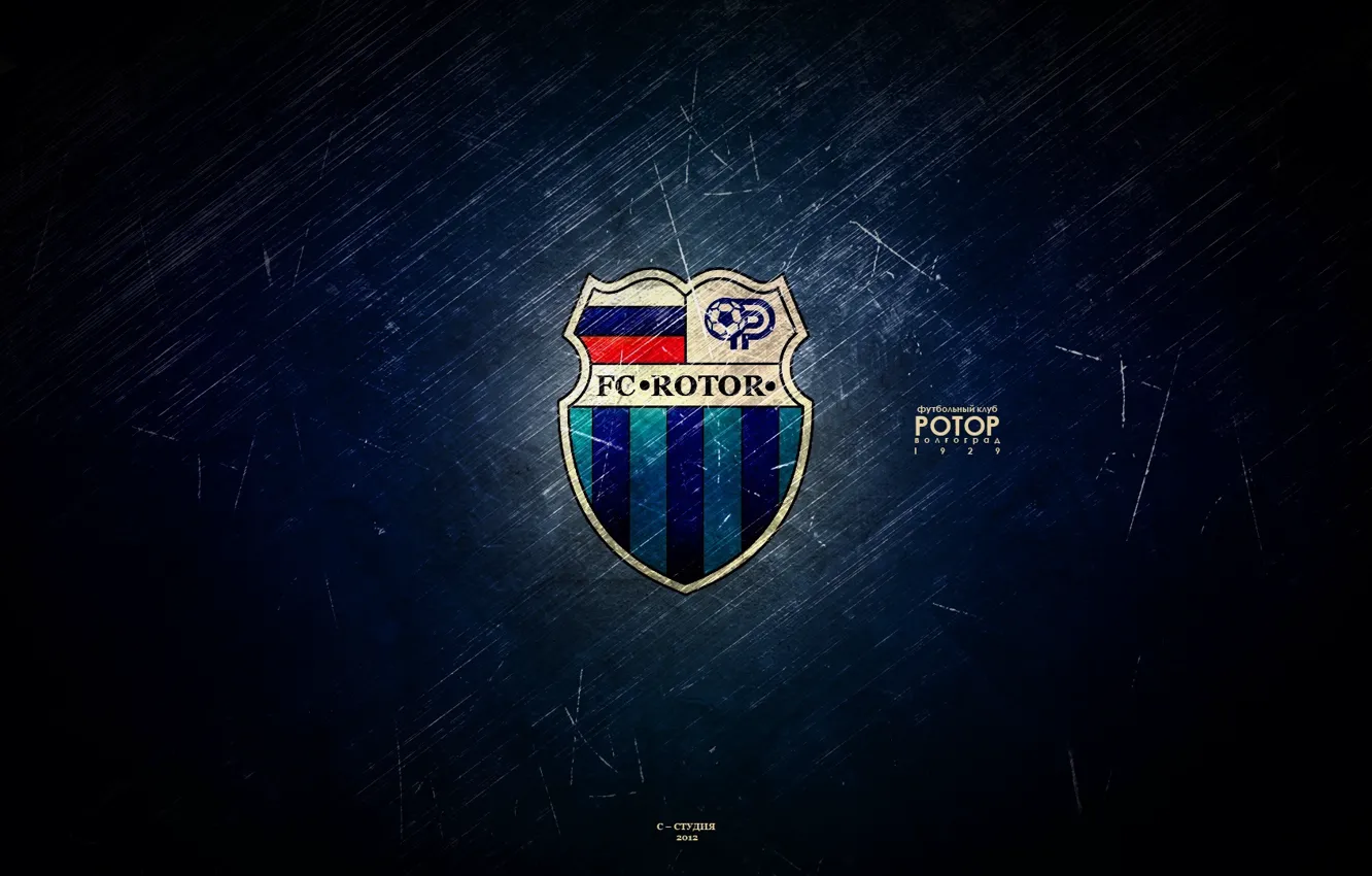 Фото обои российский, футбольный клуб, Волгоград, сине-голубые, волжане, Ротор