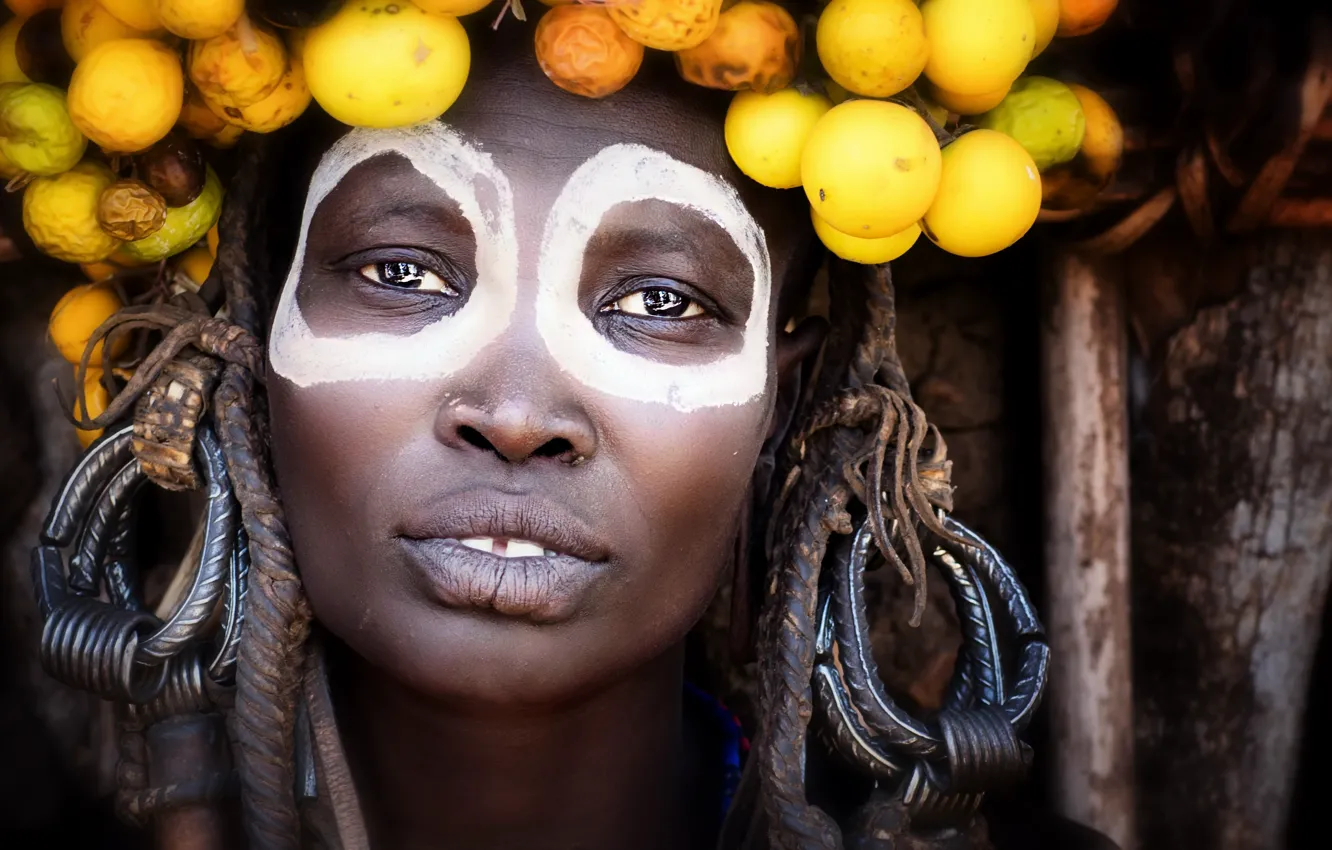 Фото обои стиль, portrait, ethiopia