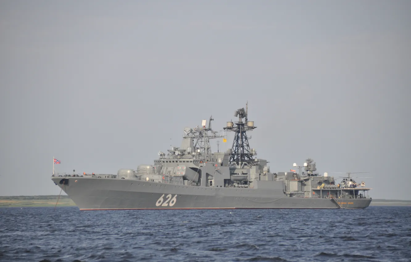 Фото обои БПК, Северный Флот, проект 1155, Вице Адмирал Кулаков
