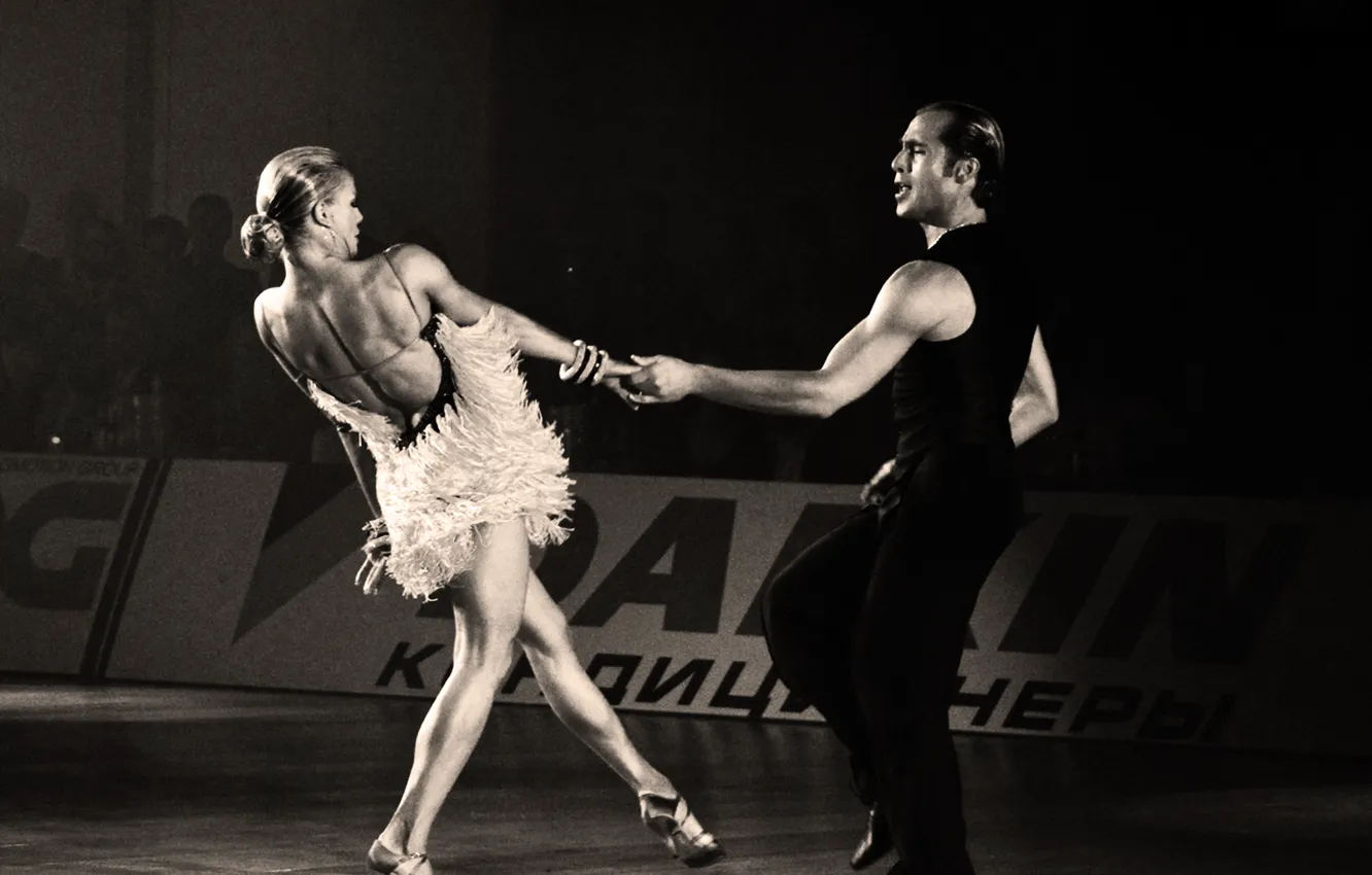 Фото обои танец, Риккардо и Юлия, бальный танец, бальные танцы