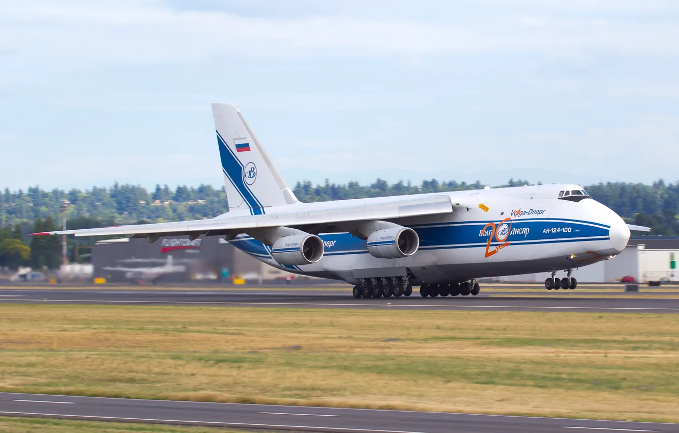 Фото обои самолёт, Ан-124, Руслан, грузовой, Антонов