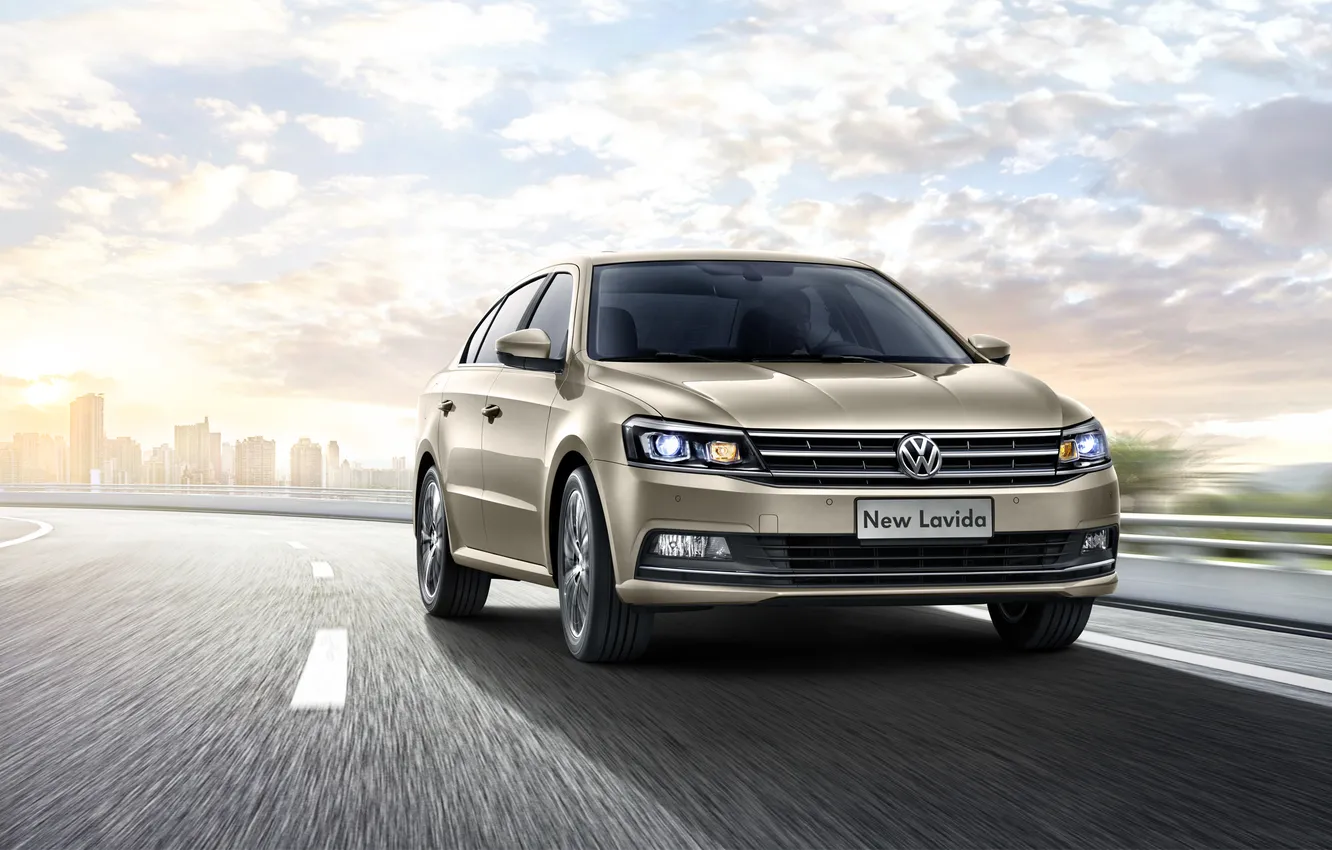Фото обои Volkswagen, седан, фольксваген, 2015, лавида, Lavida