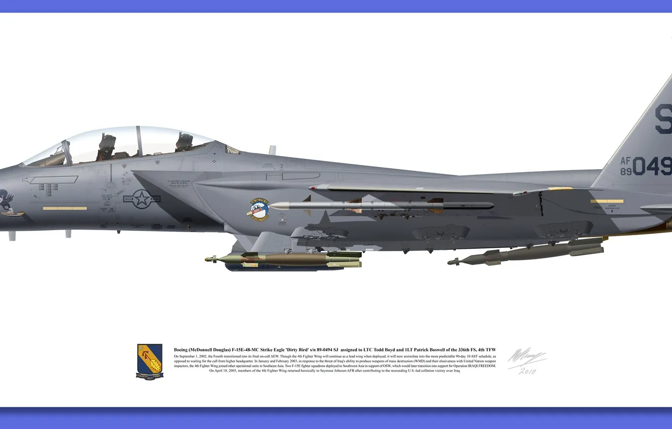 Фото обои f 15, gray, Aircraft illustration