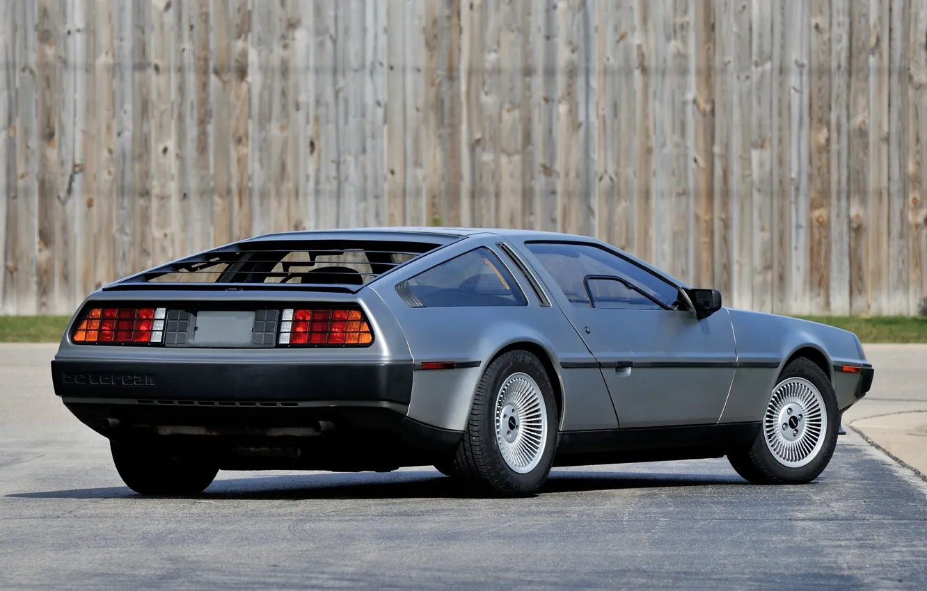 Фото обои DeLorean DMC-12, DeLorean, 1982, Спортивный автомобиль