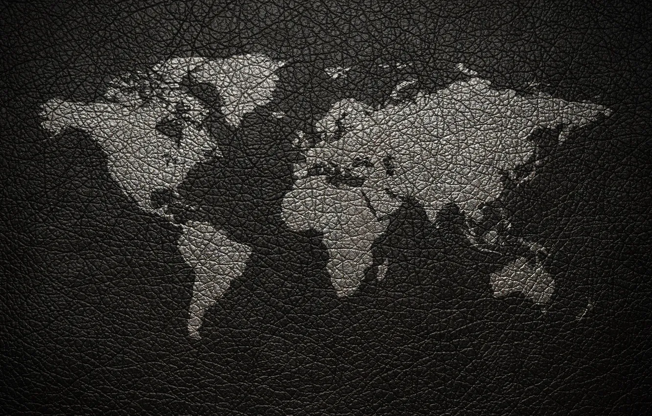Фото обои земля, кожа, карта мира, континент