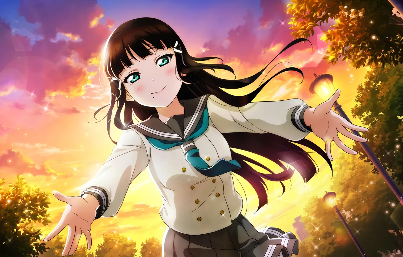 Фото обои девушка, девочка, love live! school idol project