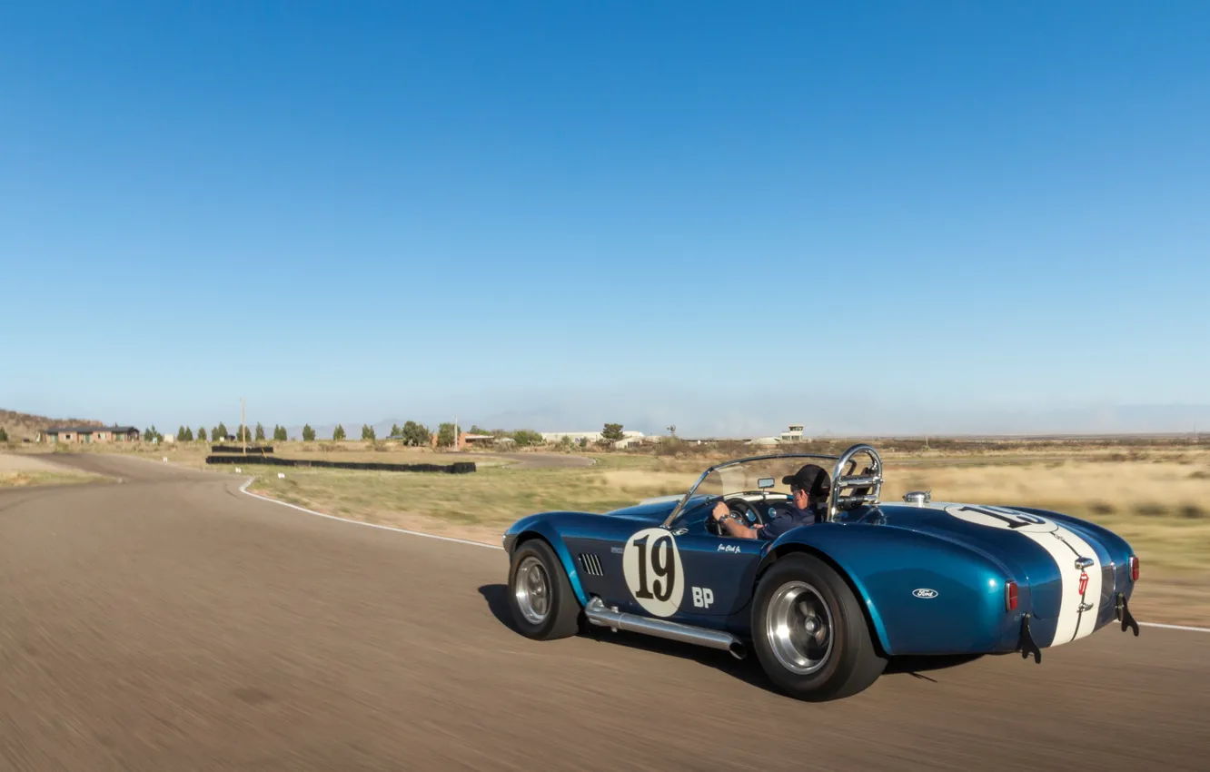 Фото обои Shelby, спорткар, вид сзади, Cobra, Shelby Cobra 289