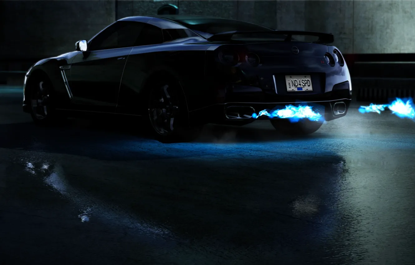 Фото обои cars, Nissan GTR, NFS Hot Pursuit 2010, Сидж