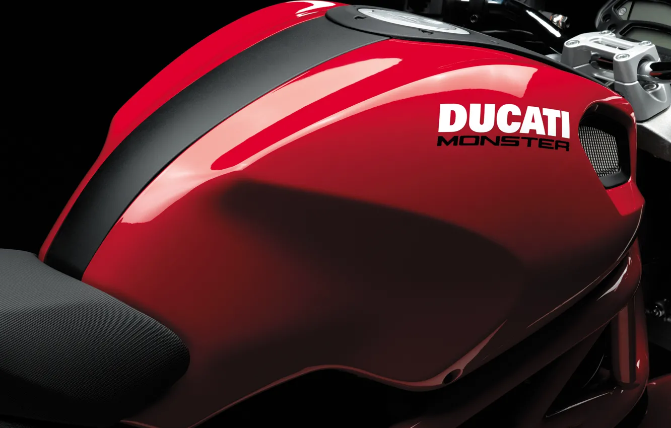 Фото обои red, ducati, monster 696