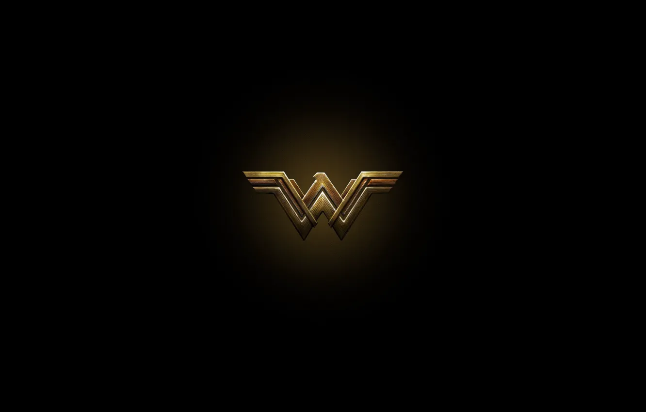 Фото обои cinema, red, golden, logo, Wonder Woman, black, yellow, movie