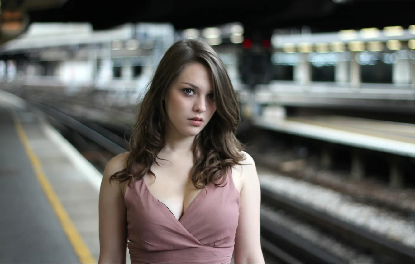 Фото обои девушка, модель, шатенка, Imogen Dyer