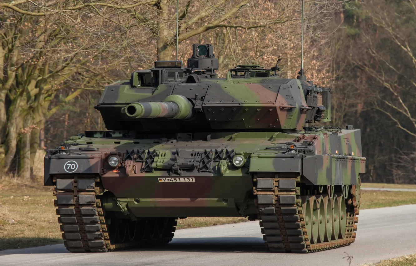 Фото обои танк, боевой, Leopard, 2A7