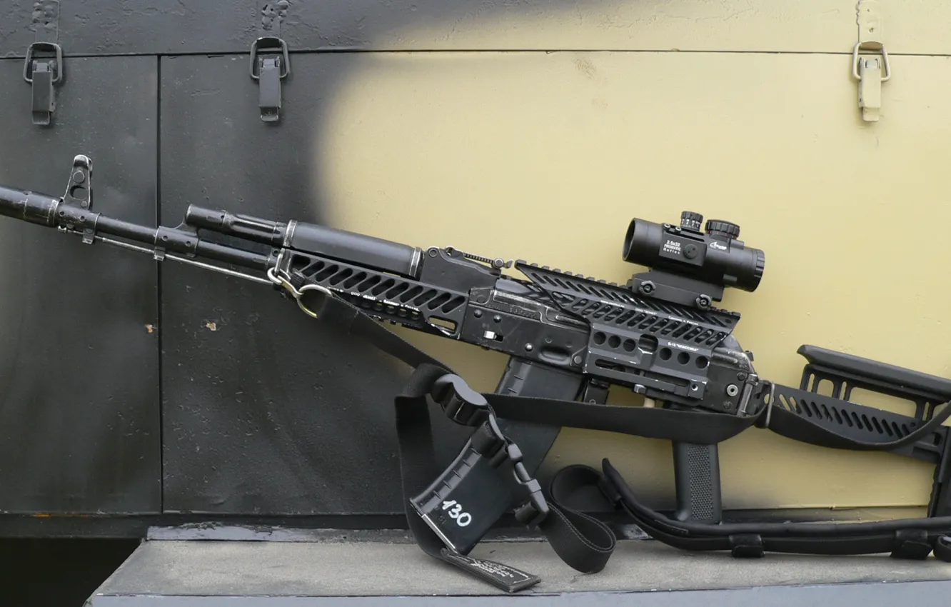 Фото обои оружие, тюнинг, gun, weapon, кастом, custom, АК-74, автомат Калашникова