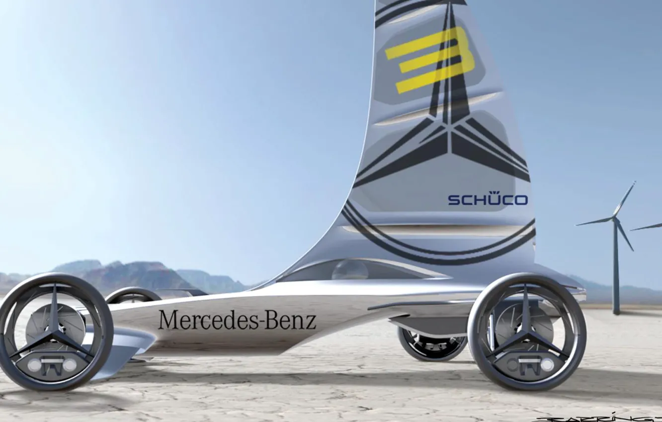 Фото обои concept, mercedes-benz, electric, vehicle, formula zero racer