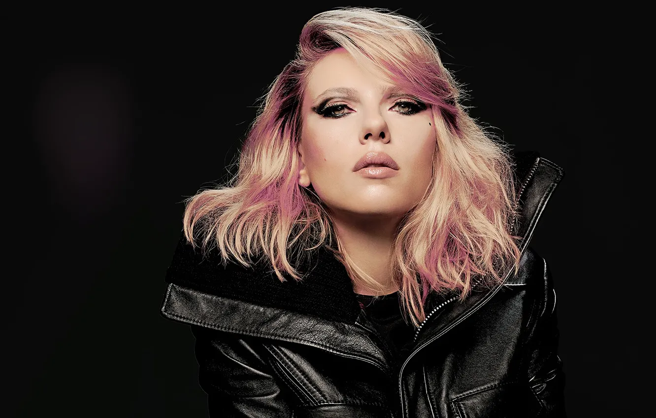 Фото обои взгляд, девушка, лицо, Scarlett Johansson