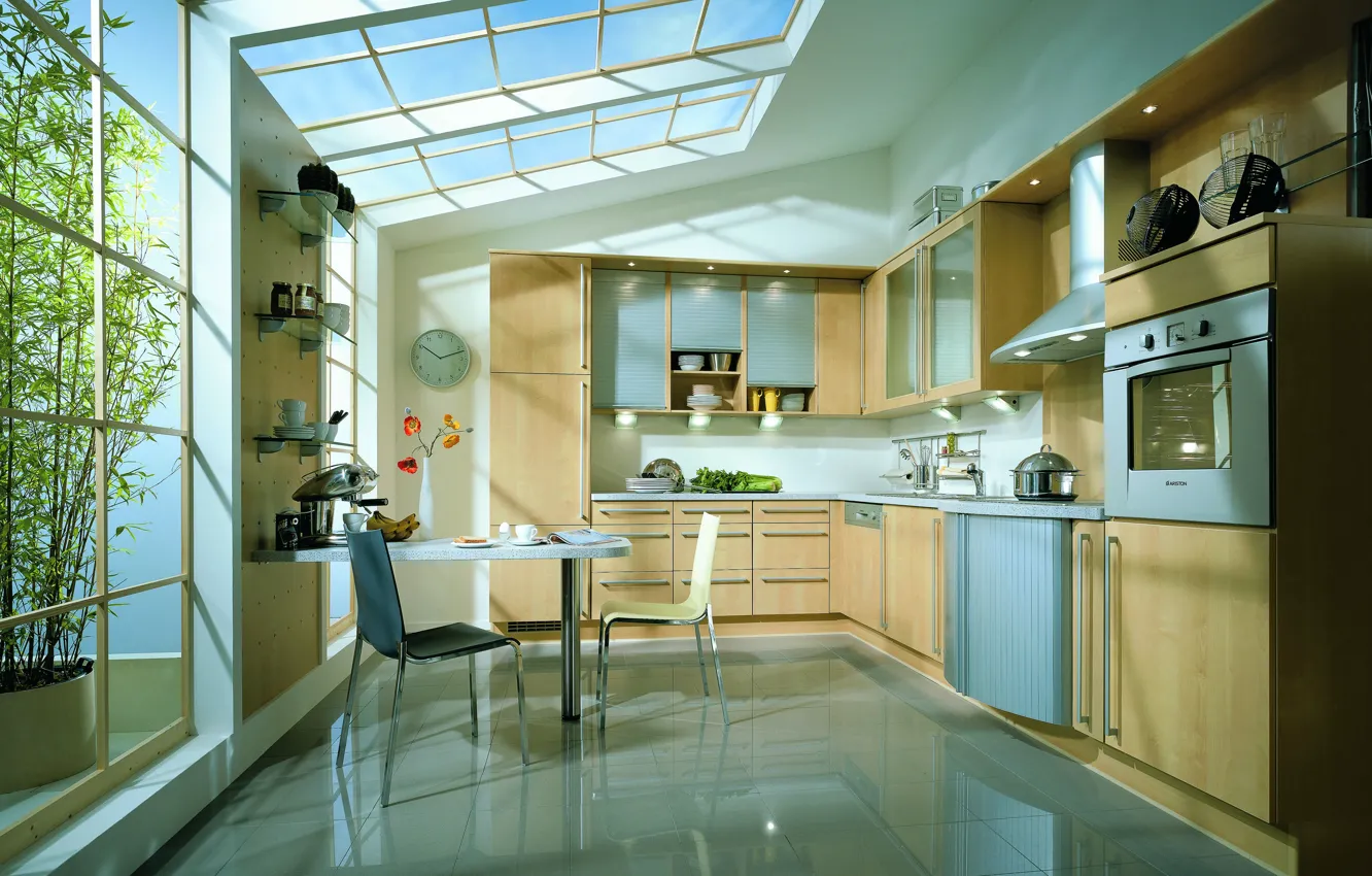 Фото обои Glass, Chair, Living Room, Furniture