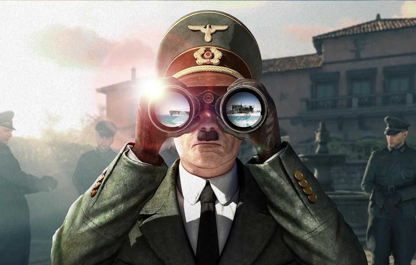 Фото обои game, military, war, man, eagle, hero, Totenkopf, myth
