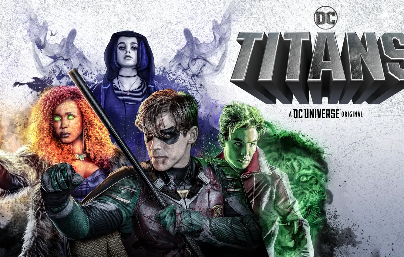 Фото обои взгляд, сериал, Фильмы, главные актеры, Титаны, Titans