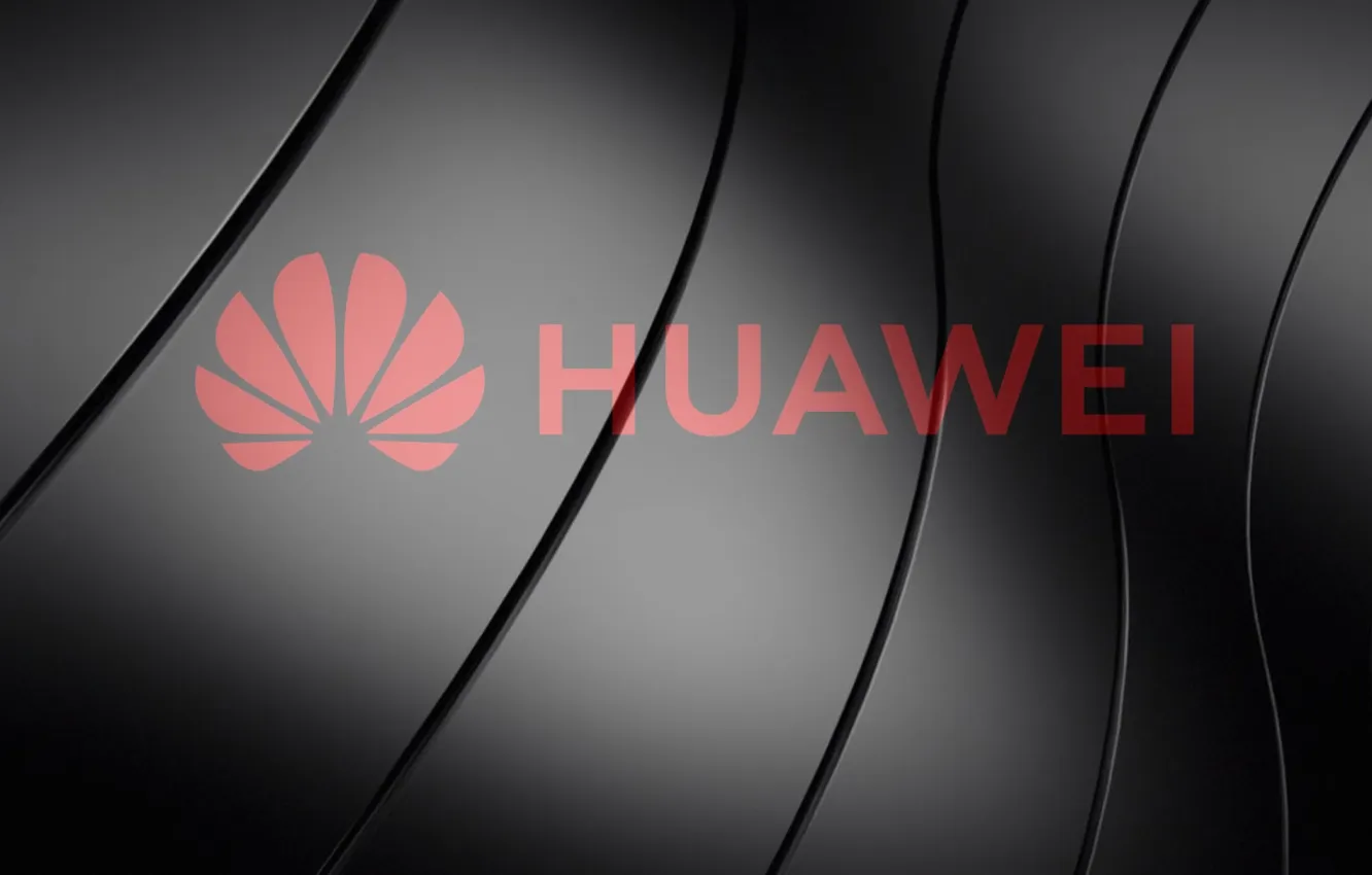 Фото обои линии, минимализм, логотип, huawei