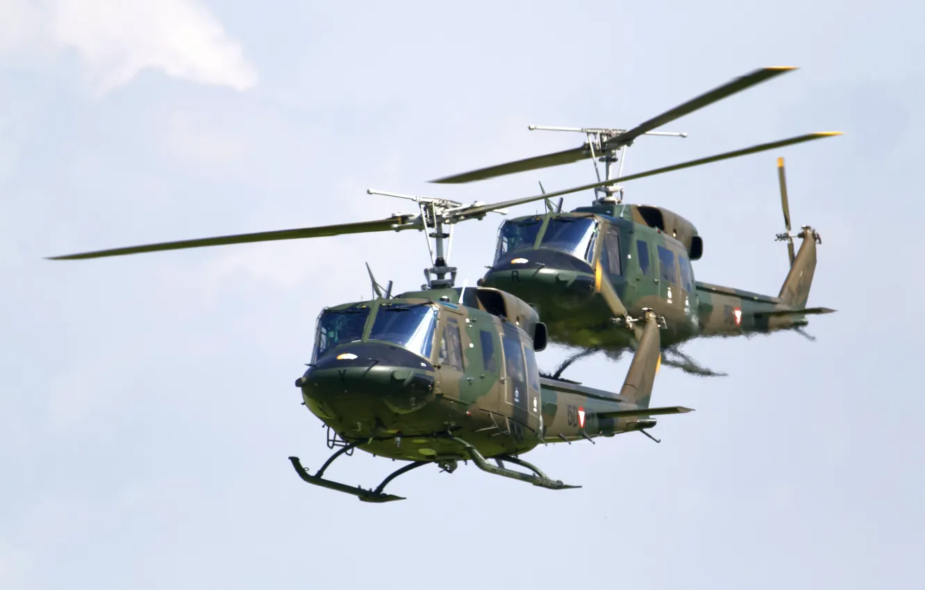 Фото обои транспортный вертолёт, Agusta-Bell, AB-212