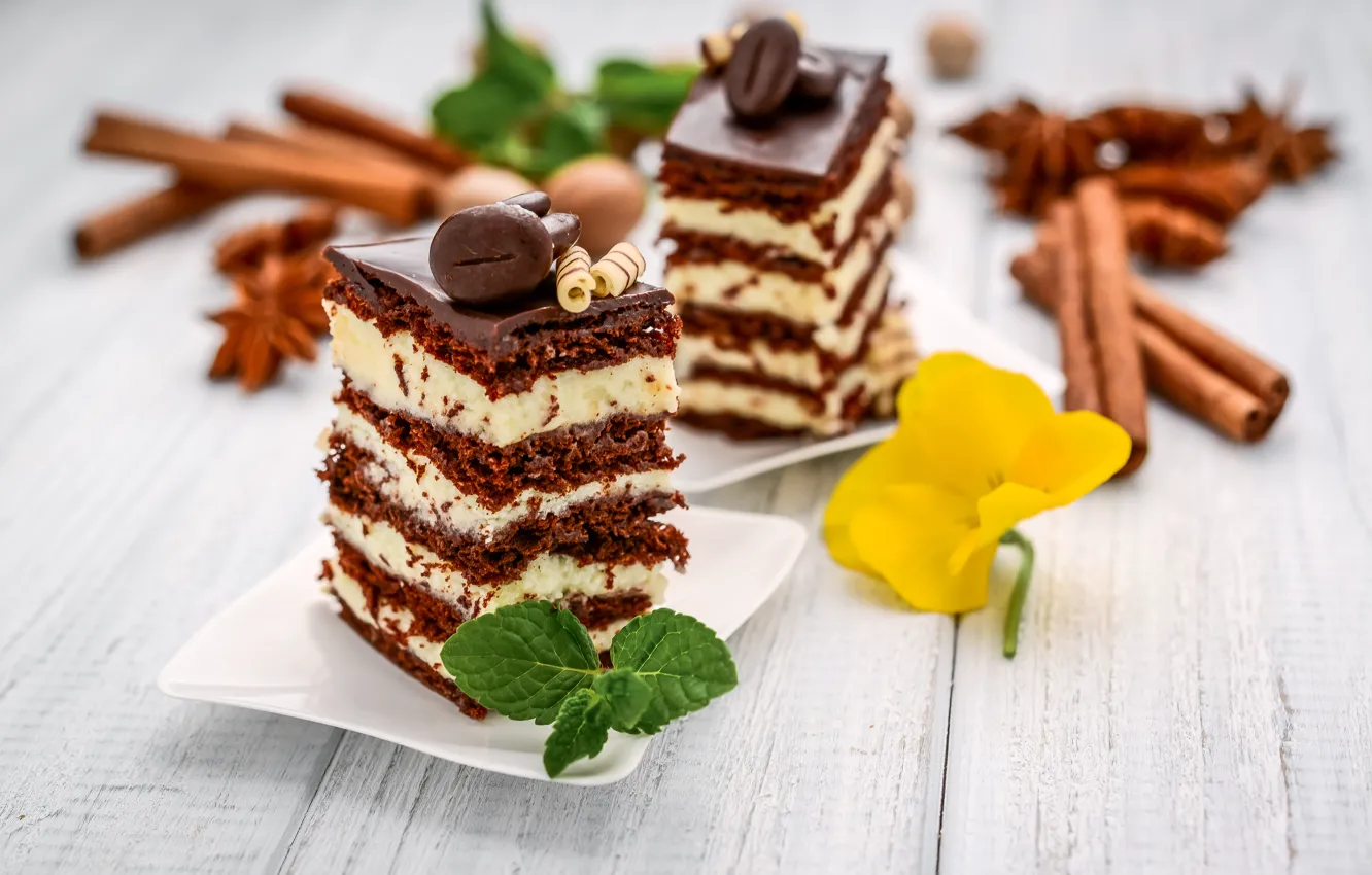 Фото обои пирожное, крем, десерт, шоколадные, заварной, Yura Beloshkurskl
