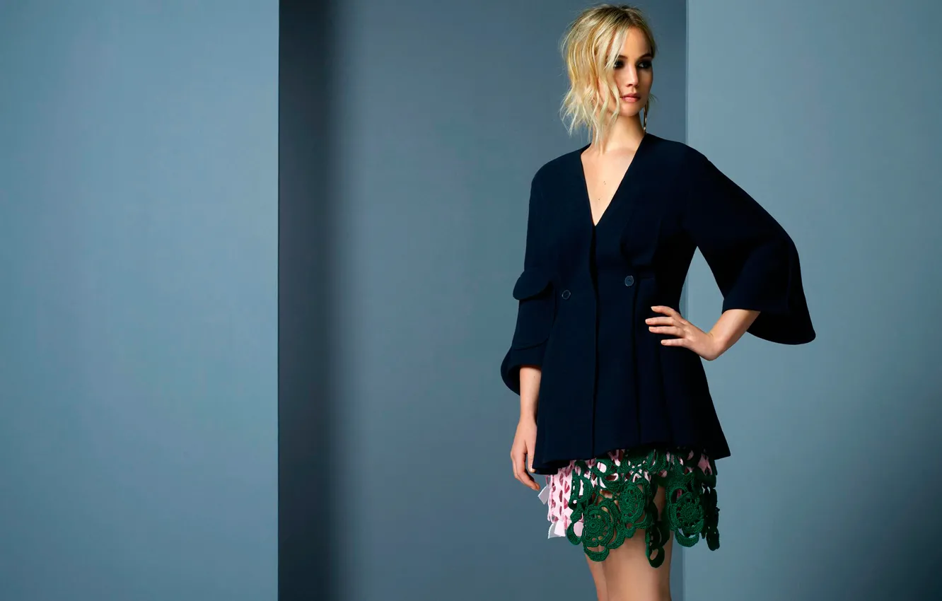 Фото обои фотосессия, Jennifer Lawrence, Дженнифер Лоуренс, 2015, Dior