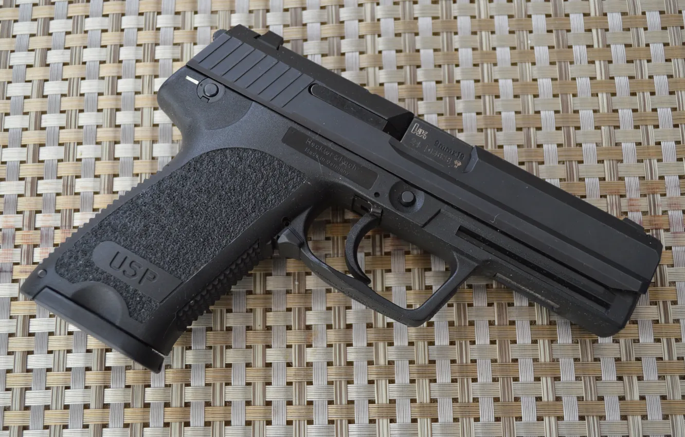 Фото обои пистолет, USP, Heckler &amp; Koch, полуавтоматический