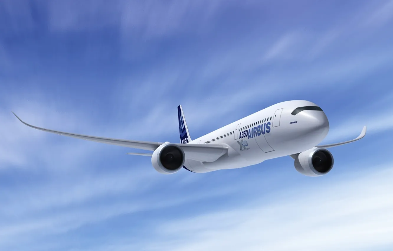 Фото обои airplane, airbus, plane