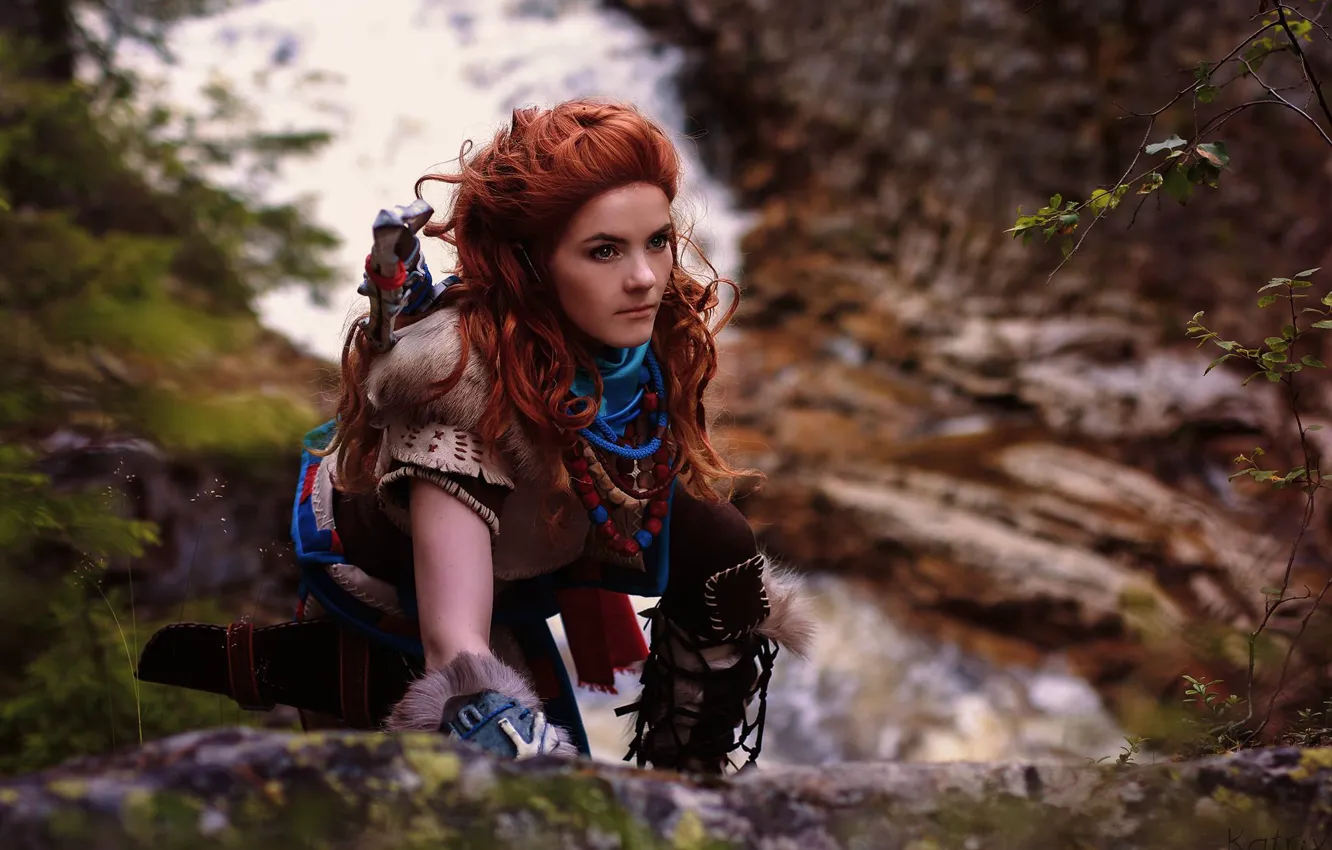 Фото обои Cosplay, Horizon Zero Dawn, Элой