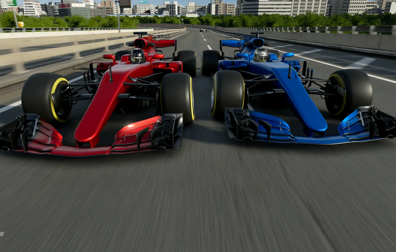 Фото обои Cars, PlayStation 4, Gran Turismo Sport, F1, Tokyo Expressway – East Inner Loop