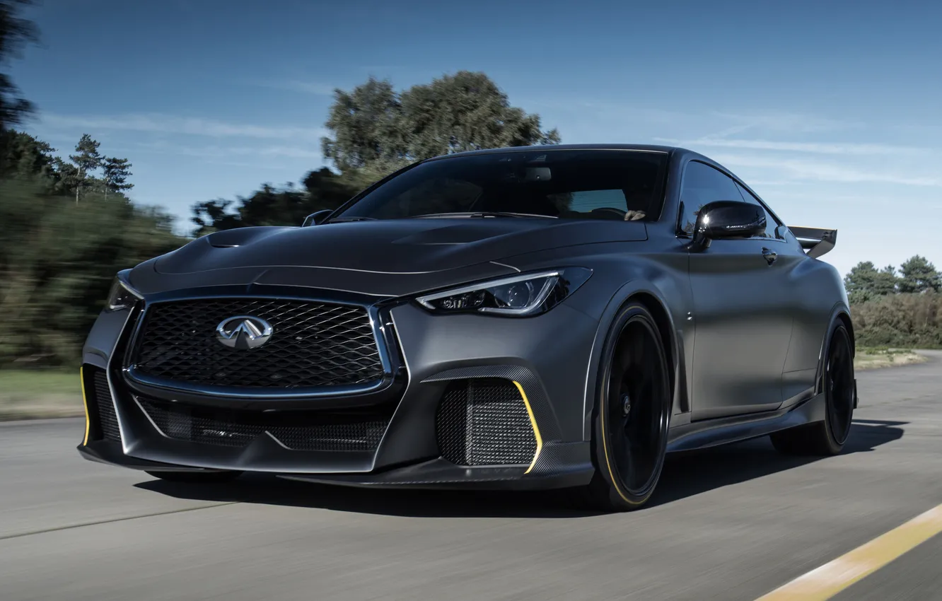 Фото обои Infiniti, 2018, Infiniti Project Black S Prototype