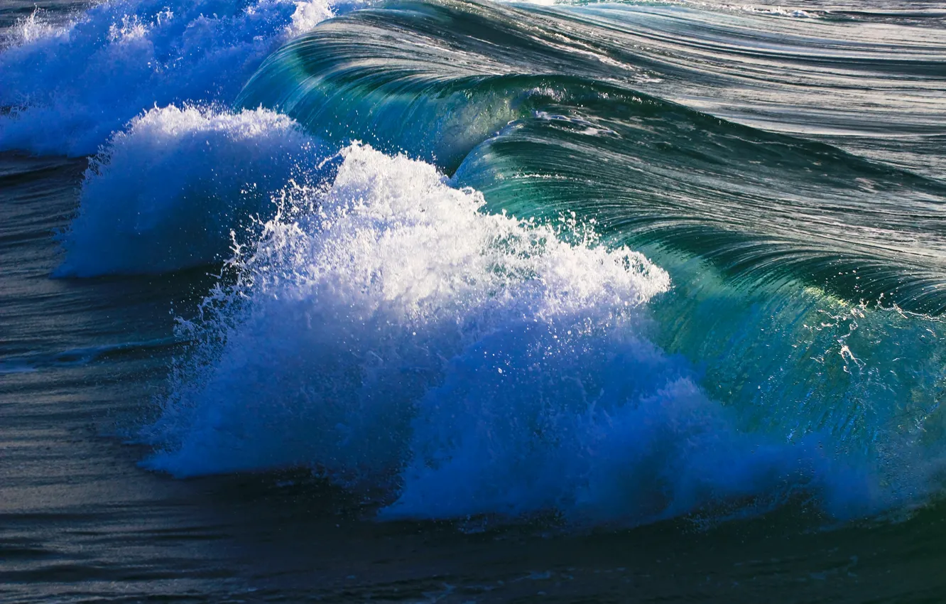 Фото обои море, волны, вода, брызги