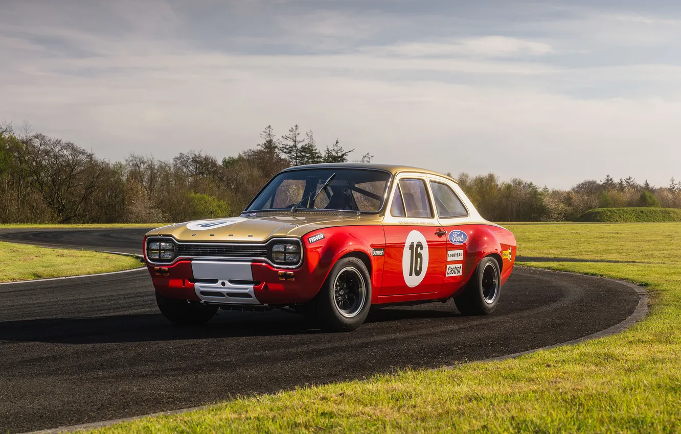 Фото обои ford, escort, motorworks, boreham, 68 edition, alan mann