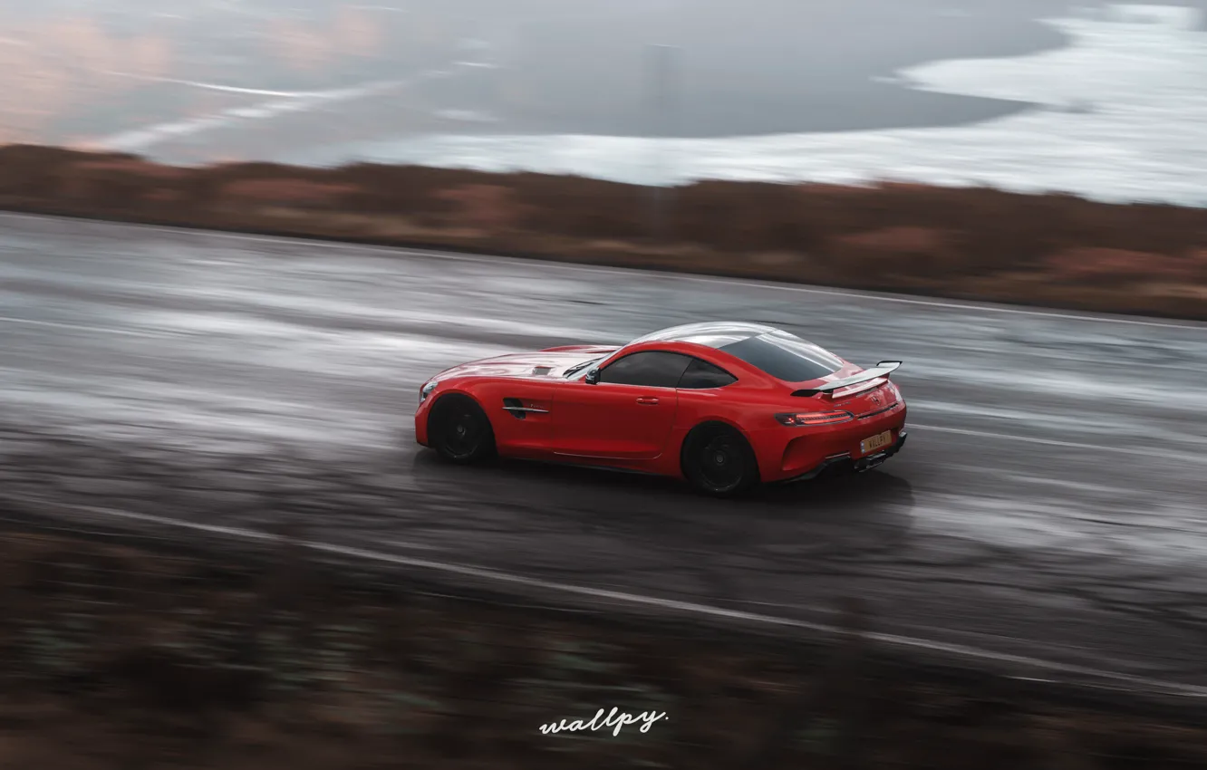 Фото обои Mercedes-Benz, Microsoft, AMG, GT R, Forza Horizon 4, by Wallpy