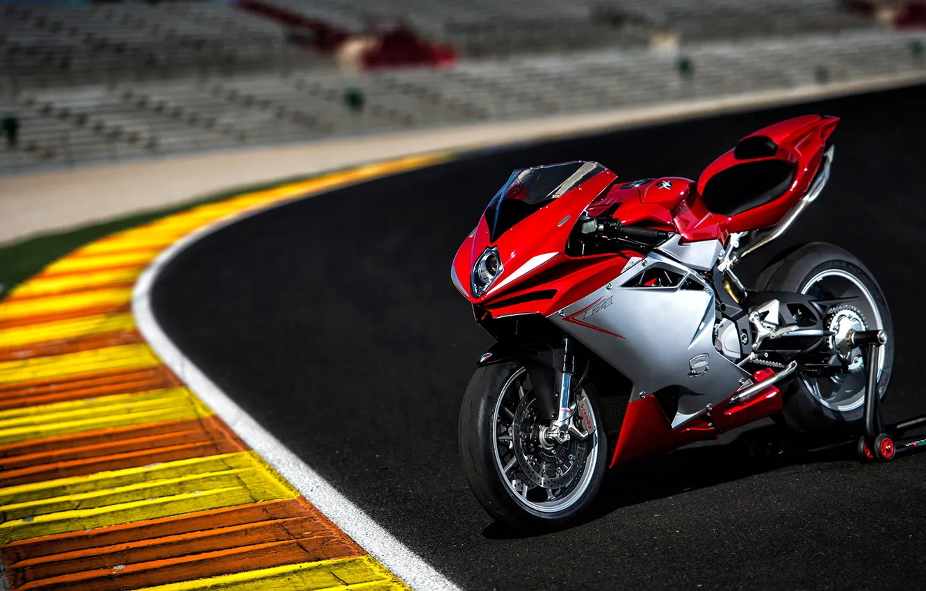 Фото обои мотоцикл, байк, superbike, sportbike, MV Agusta F4
