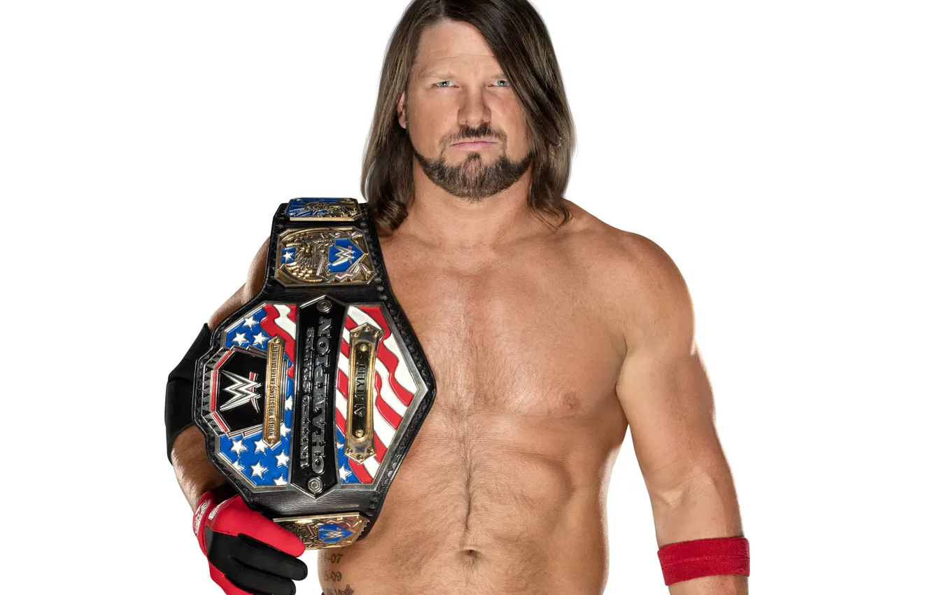 Фото обои рестлер, WWE, wrestling, abs, A.J. Styles, Аллен Нил Джонс, Эй Джей Стайлз, SmackDown