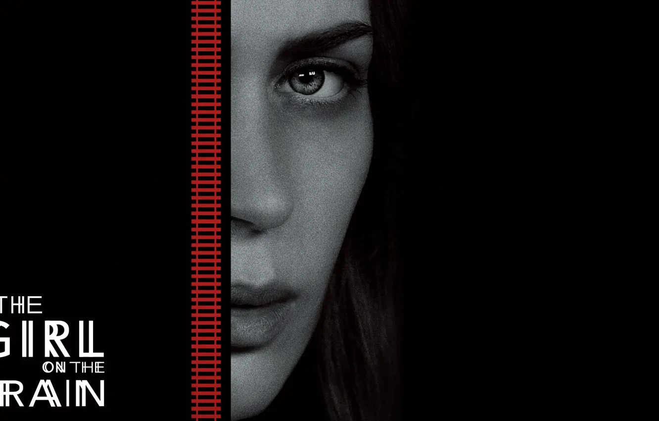 Фото обои black, eyes, Emily Blunt, background, movie, face, film, actress
