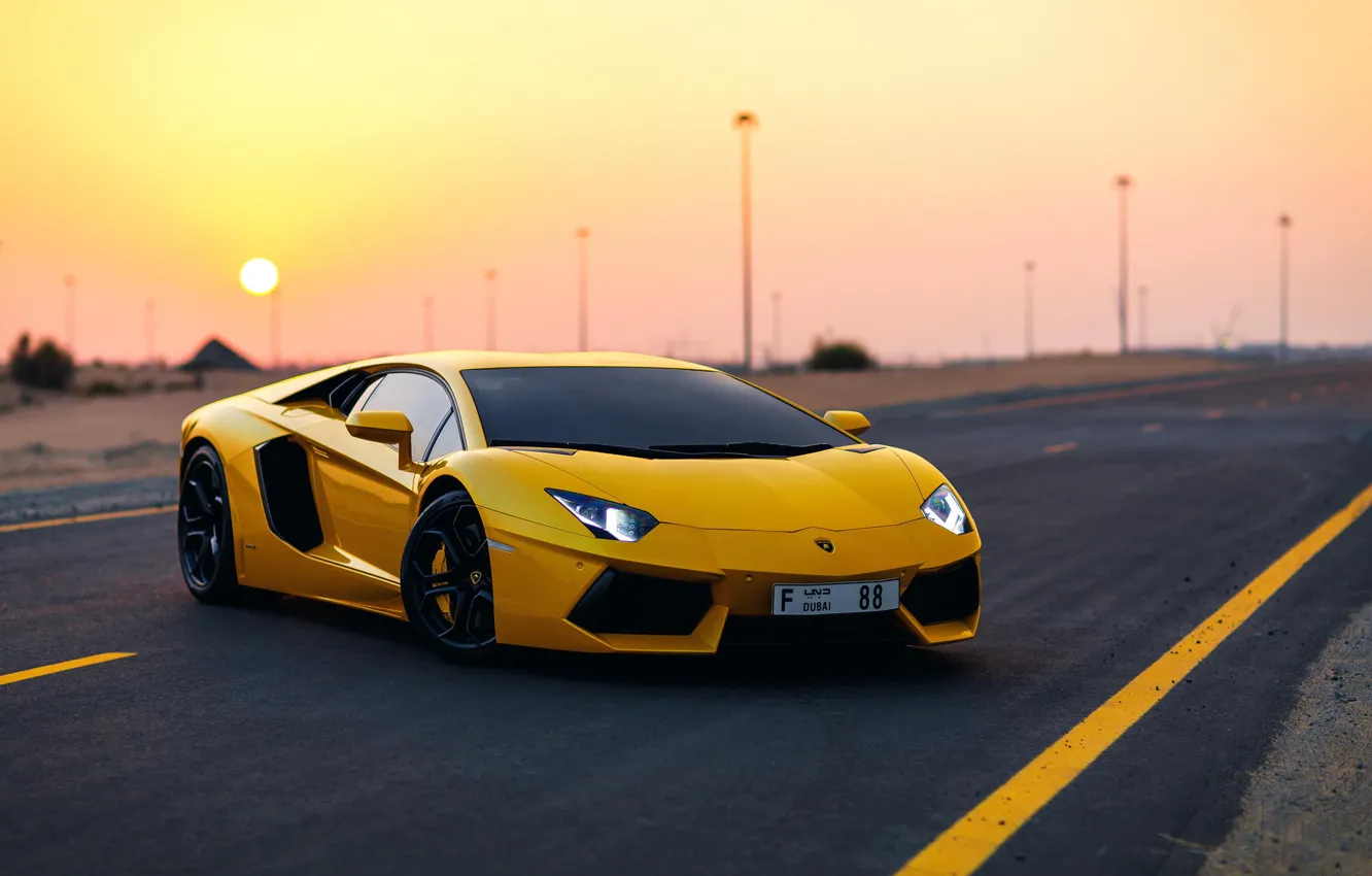 Фото обои car, Lamborghini, sport, Aventador, Авентадор