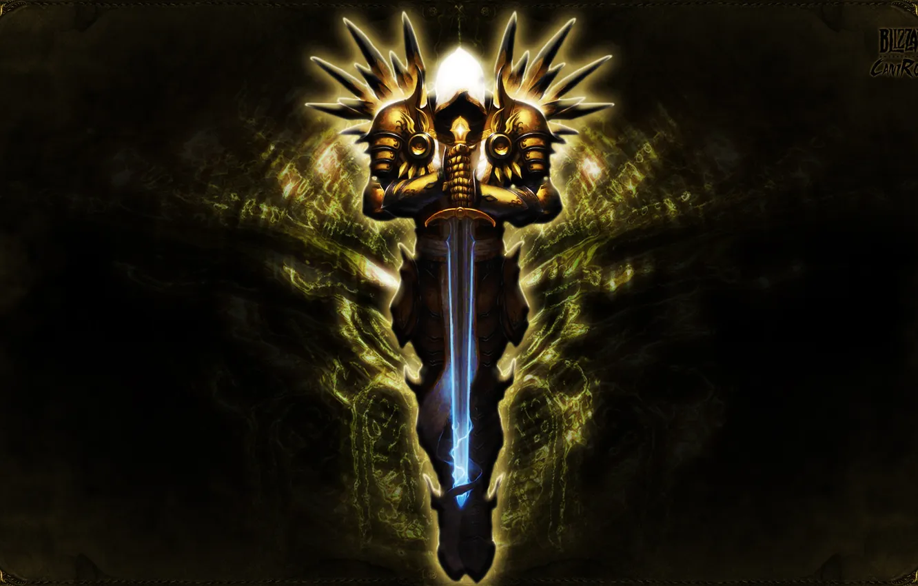Фото обои игры, меч, воин, Diablo3
