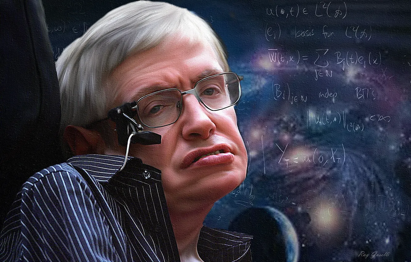 Фото обои Стивен Уильям Хокинг, Stephen Hawking, космолог, физик-теоретик