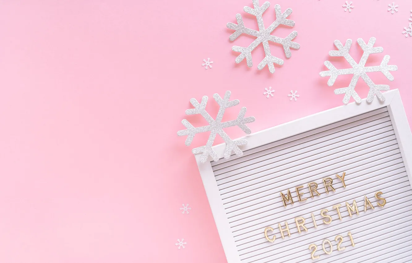 Фото обои зима, снежинки, буквы, праздник, надпись, рамка, Рождество, цифры