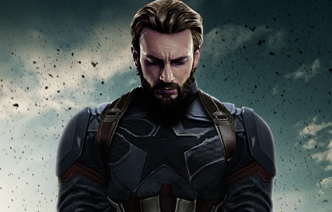 Фото обои Captain America, Chris Evans, Steven Rogers, Avengers: Infinity War