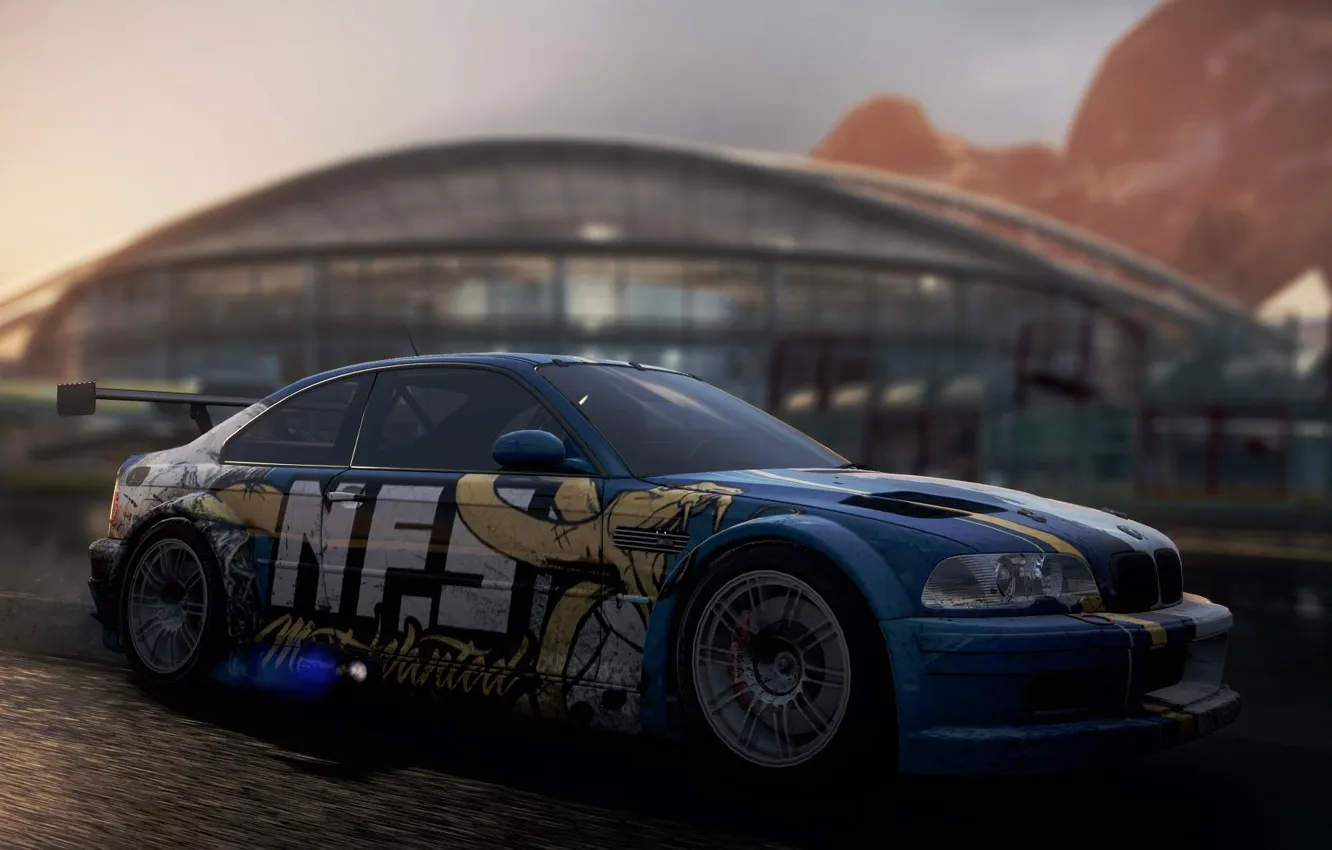 Фото обои BMW, GTR, NFS, Need For Speed, Most Wanted