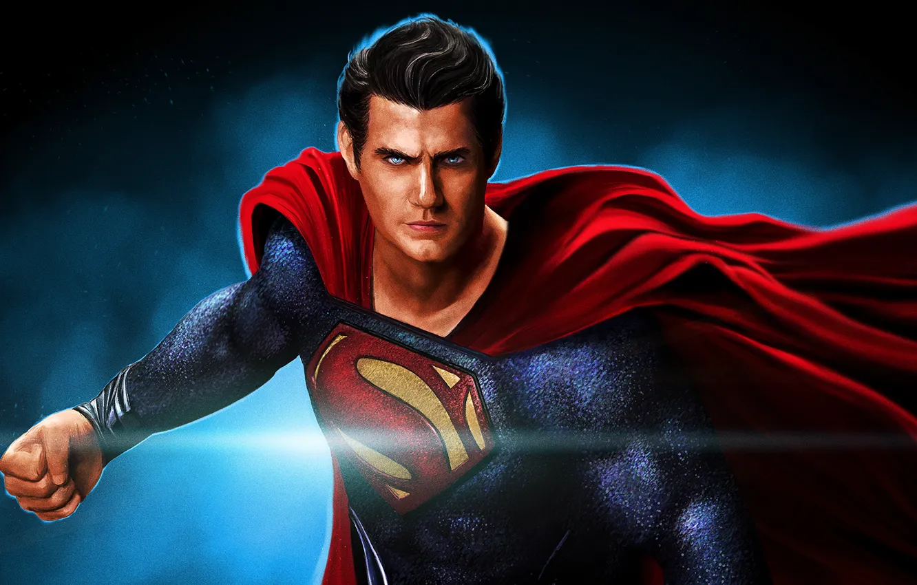 Фото обои Superman, superhero, Clark Kent, Kal-El, Man of steel